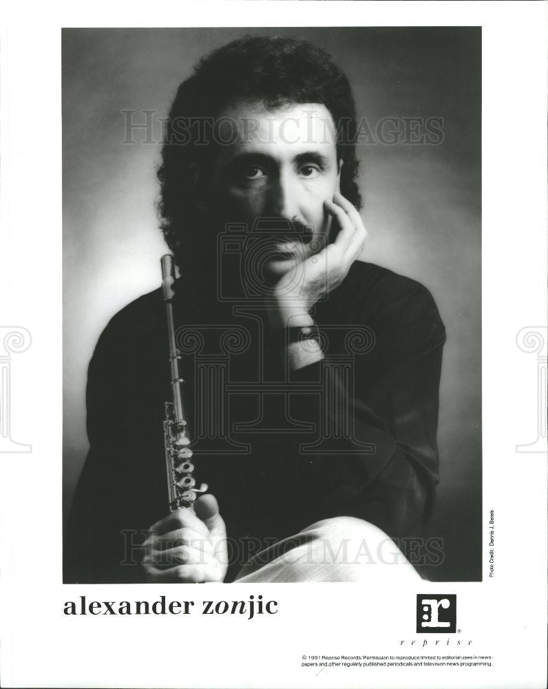 Press Photo Alexander Zonjic Flutist - Historic Images