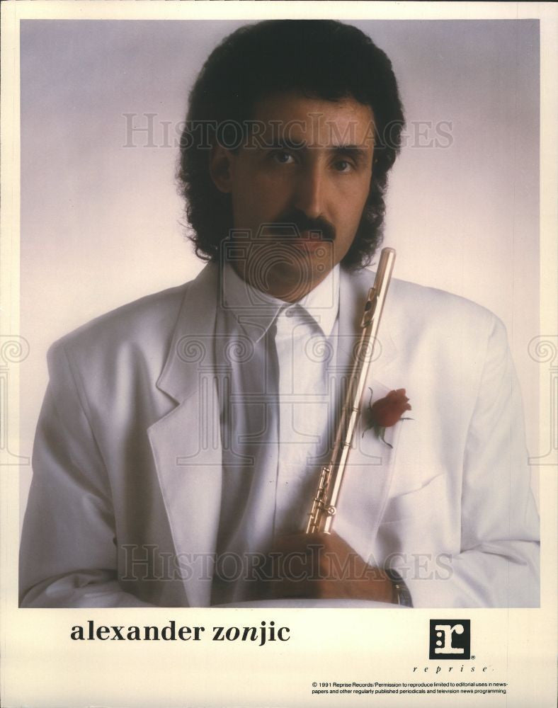 Press Photo Alexander Zonjic flutist jazz Canadian - Historic Images