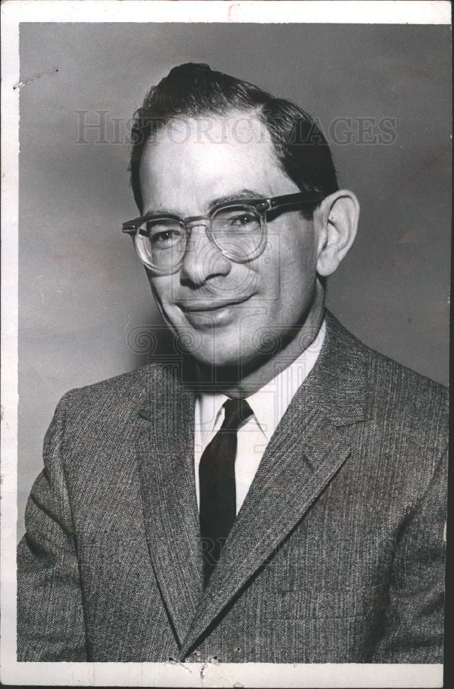 1959 Press Photo A. L. Zwerdling Detroit Attorney Law - Historic Images