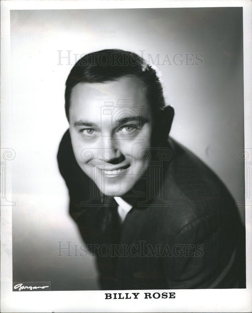 Press Photo Billy Rose - Historic Images