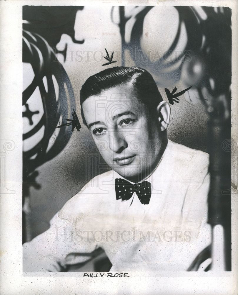Press Photo Billy Rose theatrical and lyricist. - Historic Images