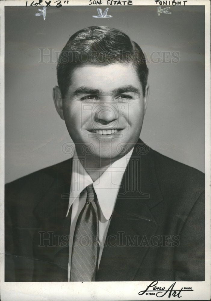 1953 Press Photo Irving Rose President - Historic Images