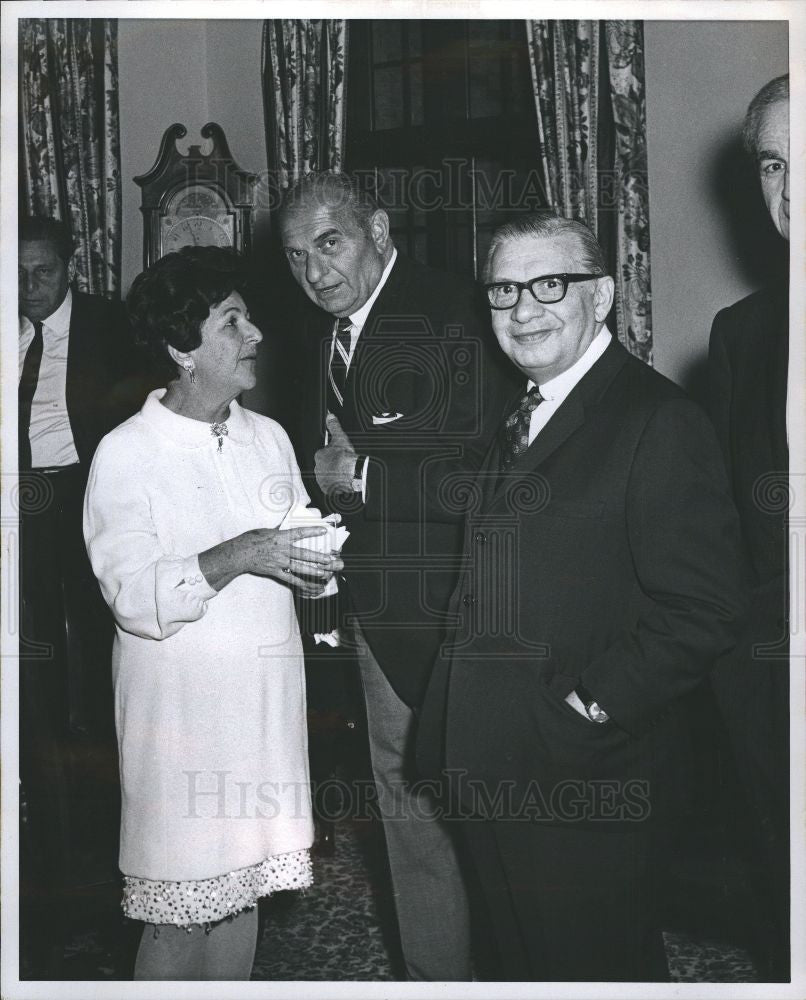 1969 Press Photo Mr . & Mrs. Emil Rose &Harold Kukes - Historic Images