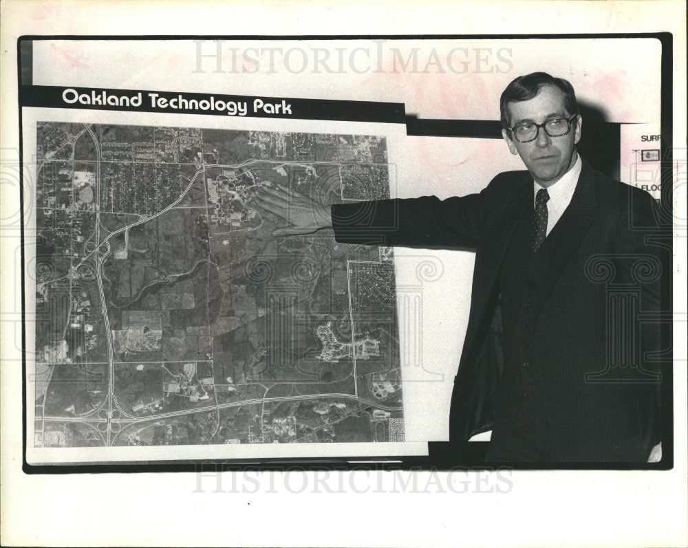 1984 Press Photo LOCATION FOR OAKLAND TECHNOLOGY PARK - Historic Images