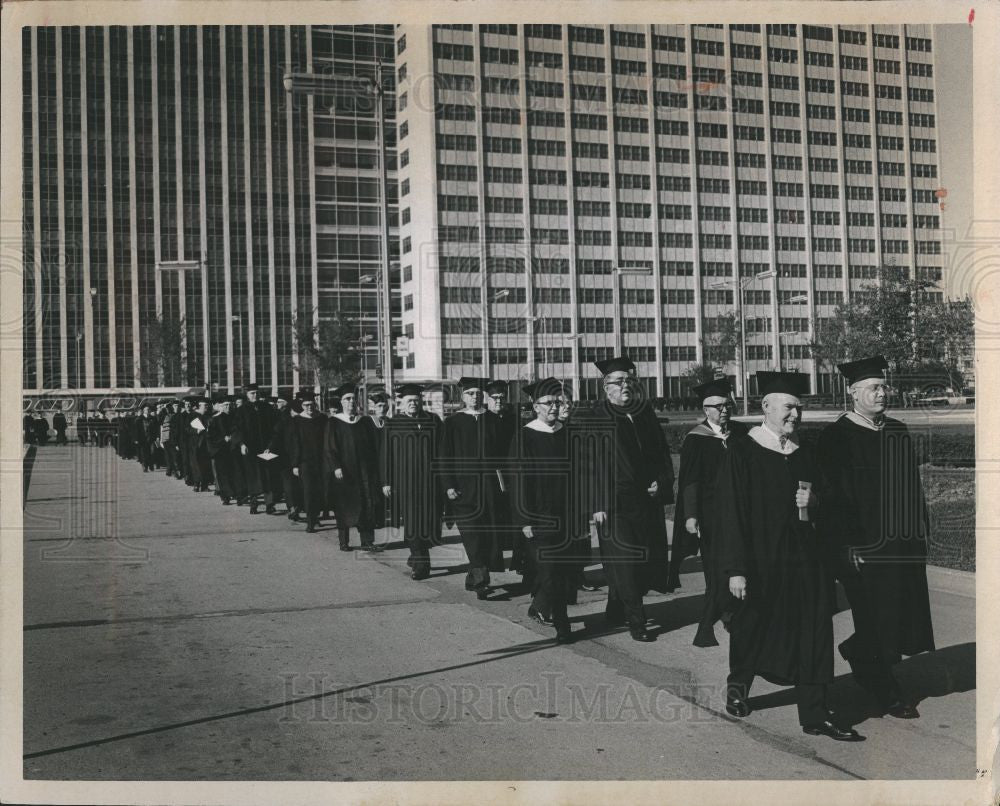 1966 Press Photo Malcolm Carron University of Detroit - Historic Images