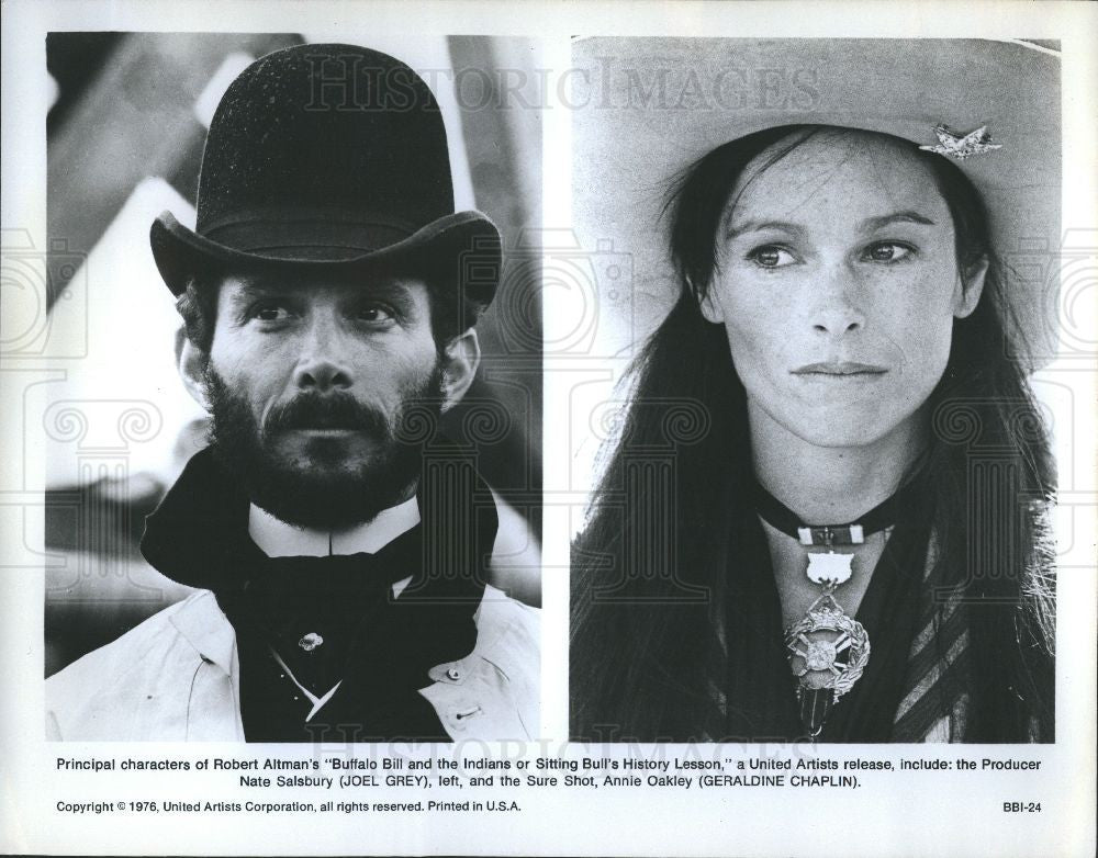 Press Photo Joel Grey Geraldine Chaplin - Historic Images