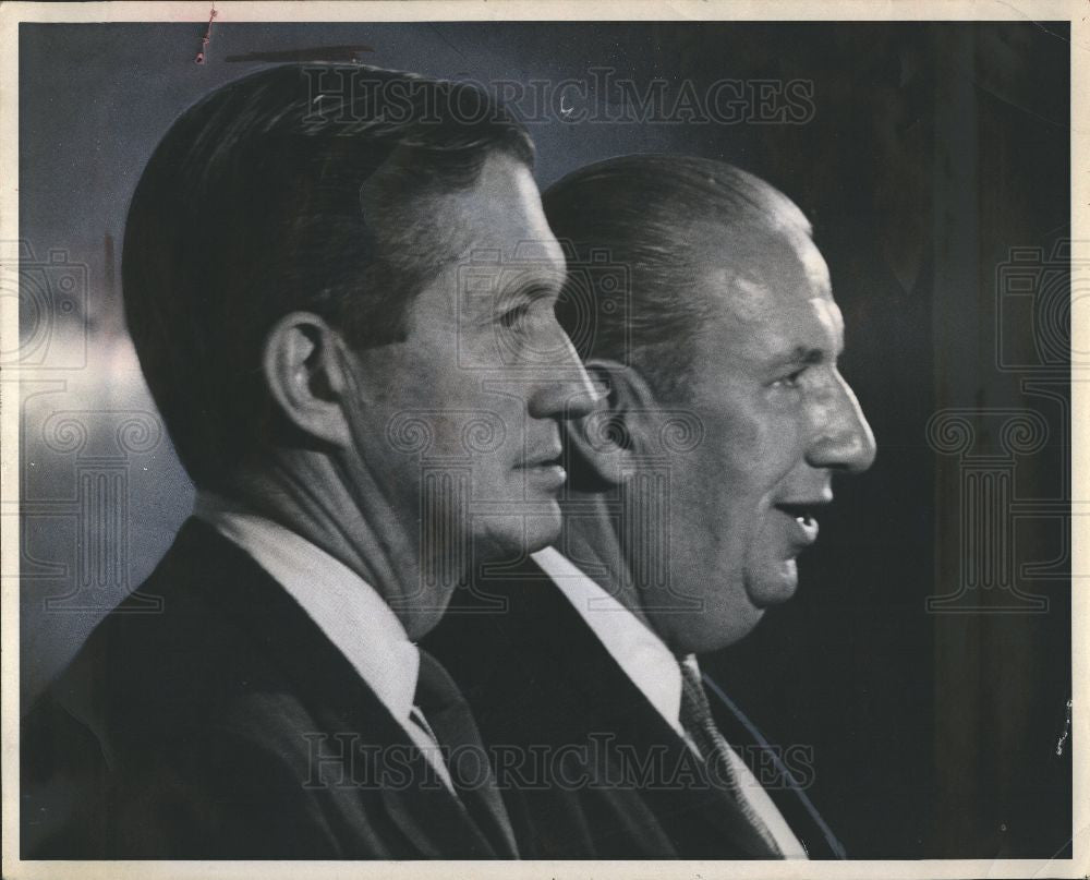 1966 Press Photo Roy D.Chapin  Jr. Chairman of AMC - Historic Images