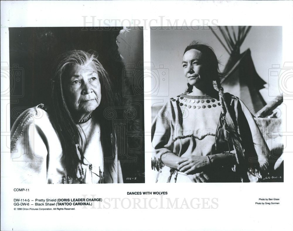 1990 Press Photo Doris Leader Charge Actress Dances - Historic Images