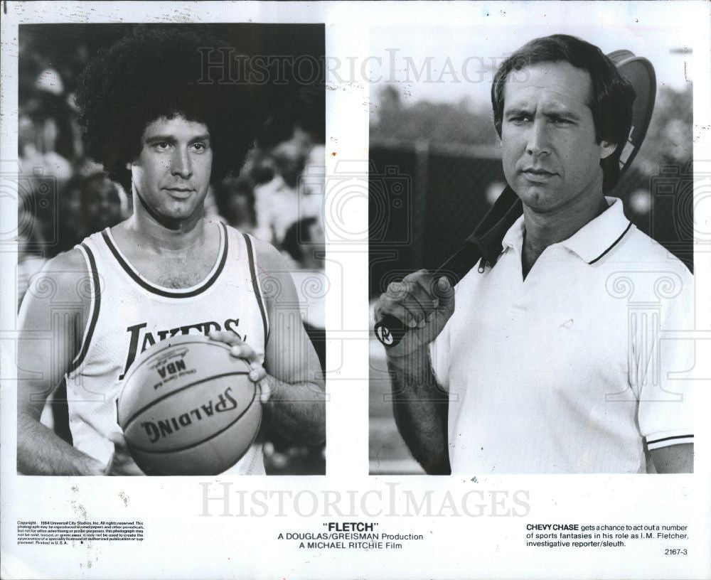 1988 Press Photo Chevy Chase American comedian actor - Historic Images
