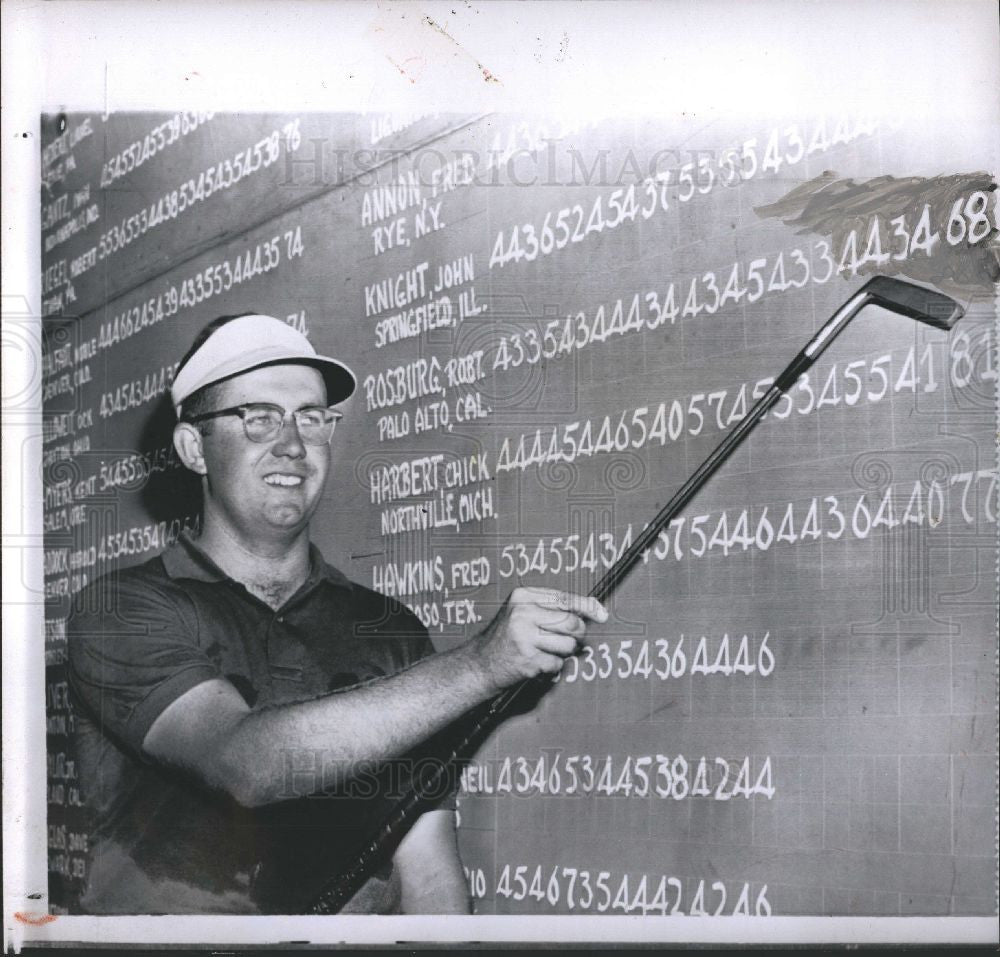 1956 Press Photo Rossie Rosberg golfer pga - Historic Images