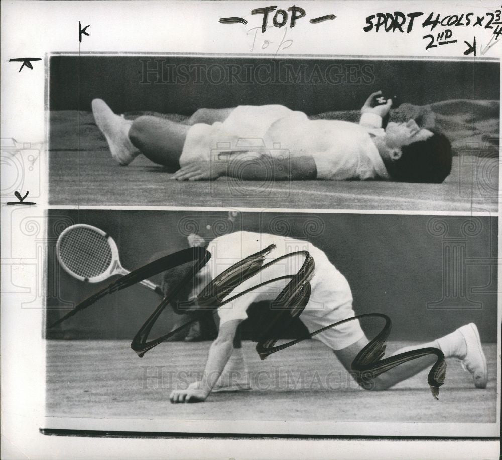 1956 Press Photo Ken Rosewall (tennis player) - Historic Images