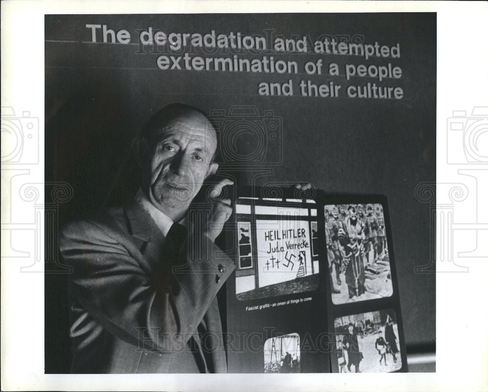 1984 Press Photo Rabbi Charles Rosenzveig, heritage - Historic Images