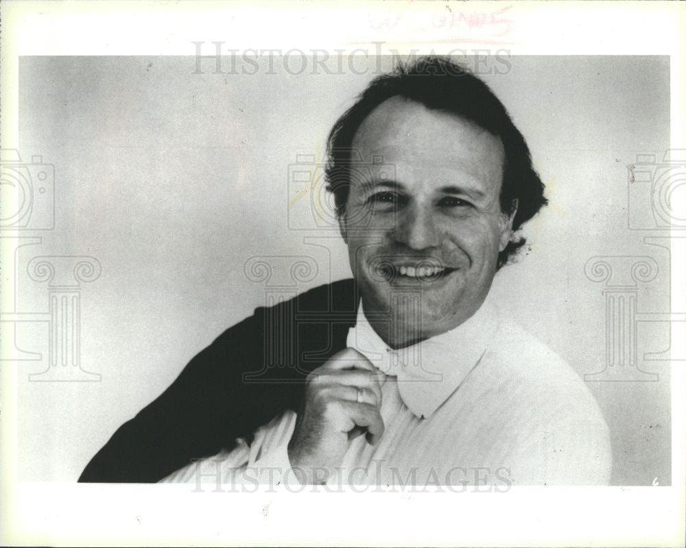 1986 Press Photo David Zinman conductor and violinist - Historic Images