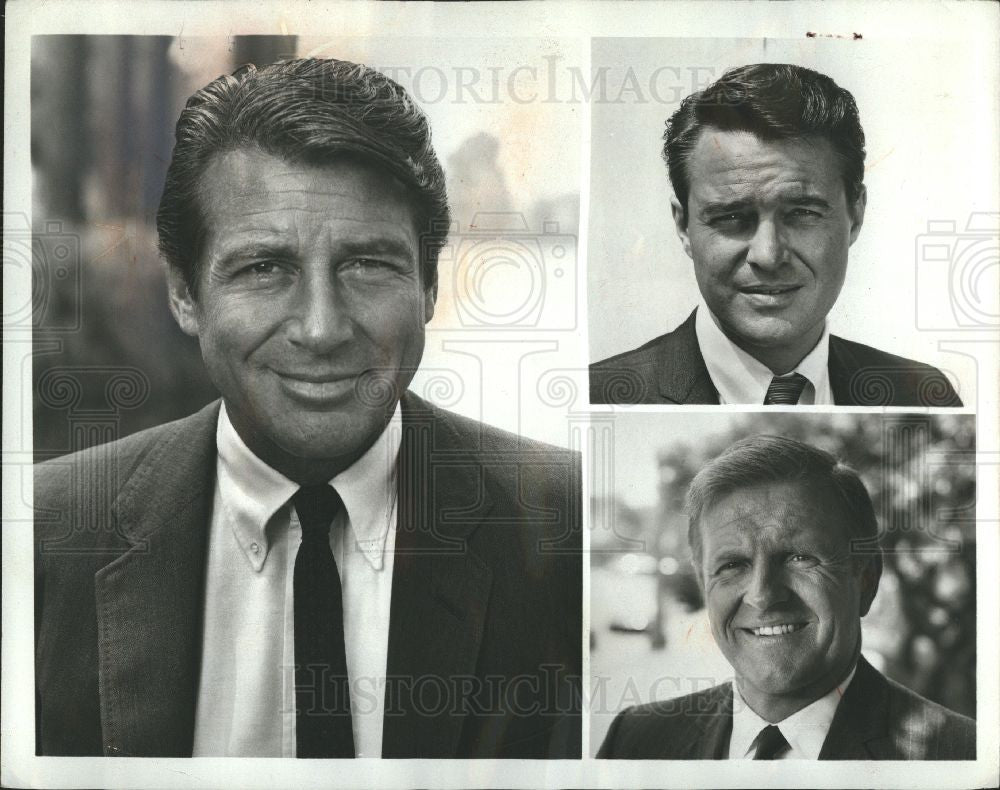 Press Photo Efrem Zimbalist Jr American actor FBI - Historic Images