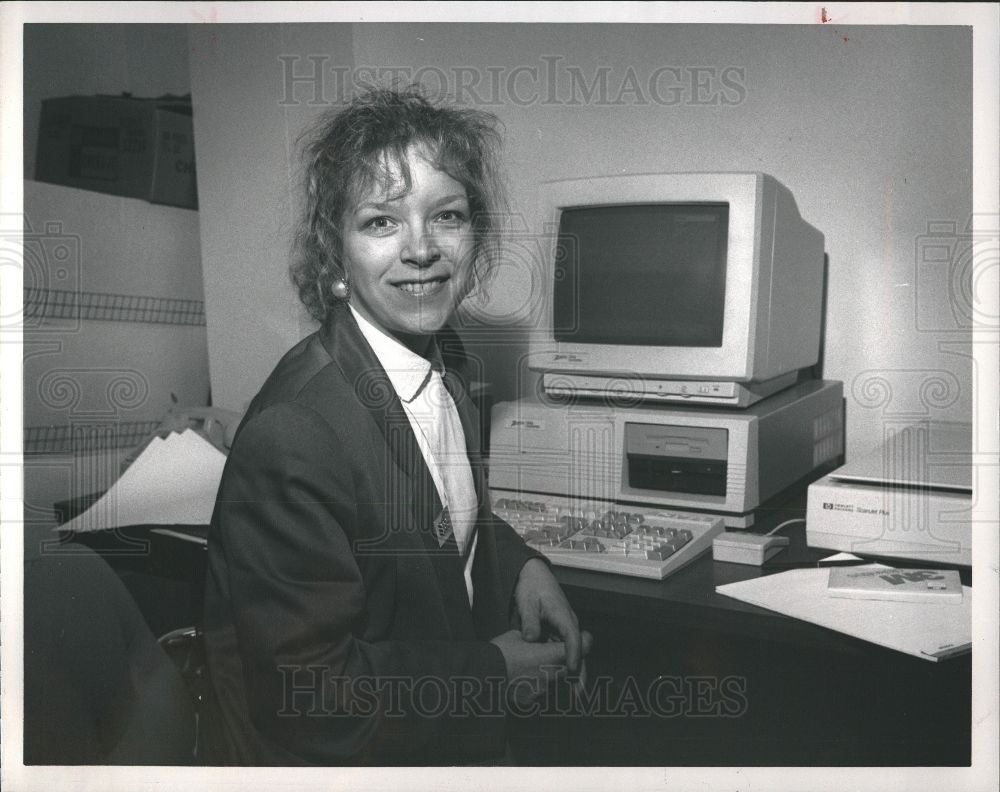 1990 Press Photo Pamela Zarkowski - Historic Images