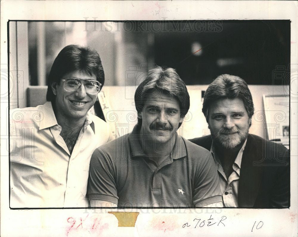 1984 Press Photo Eli Zaret sportscaster - Historic Images