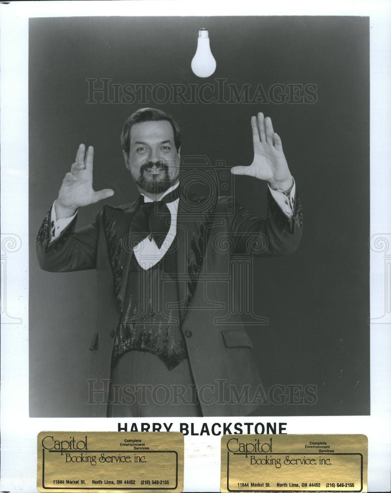 1988 Press Photo Harry Blackstone television performer - Historic Images