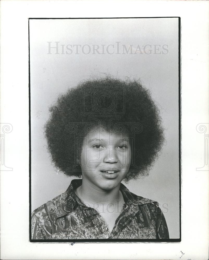 1976 Press Photo Lisa Blackburn, Detroit - Historic Images