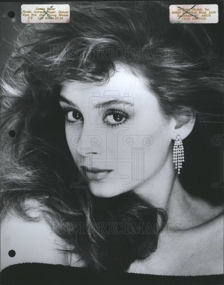 1988 Press Photo Denise Bixler Actress - Historic Images