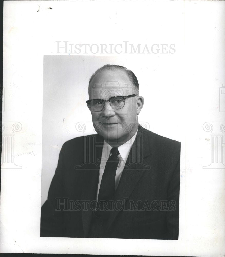1961 Press Photo Harold Glenn  Bixby Ex-Cell-O Michigan - Historic Images