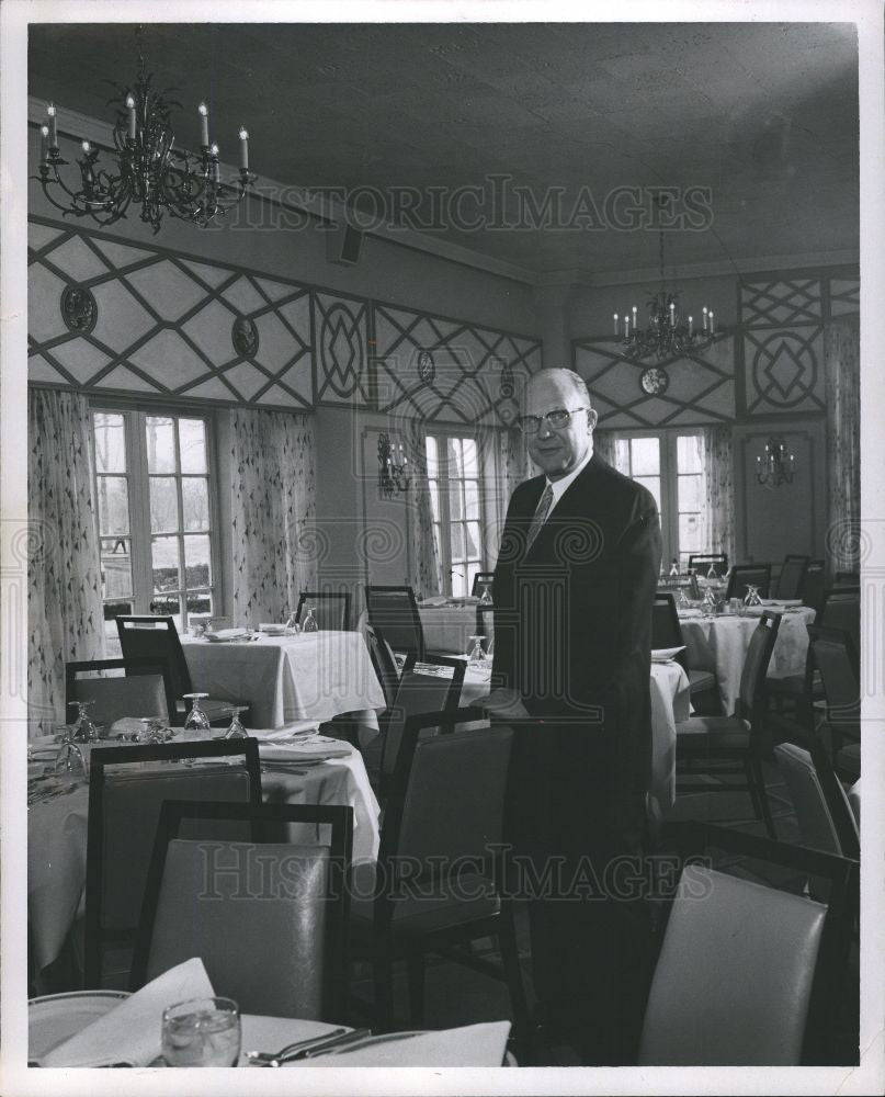 1963 Press Photo Harold Glenn Bixby Detroit Golf Club - Historic Images