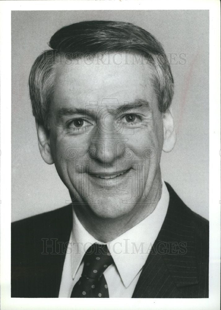 1987 Press Photo David Blackwell President - Historic Images