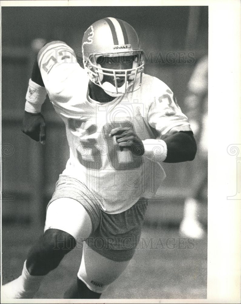 1988 Press Photo Bennie Blades Football Player - Historic Images