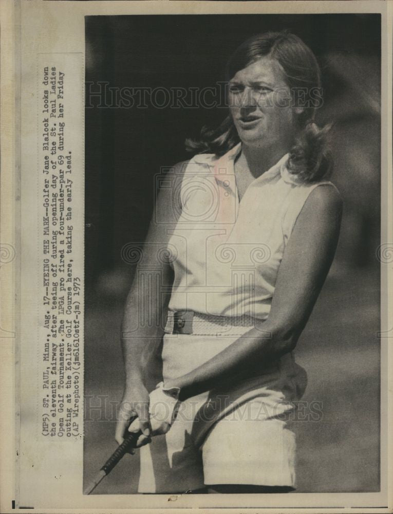 1975 Press Photo Golf Jane Blalock St. Paul Ladies Open - Historic Images