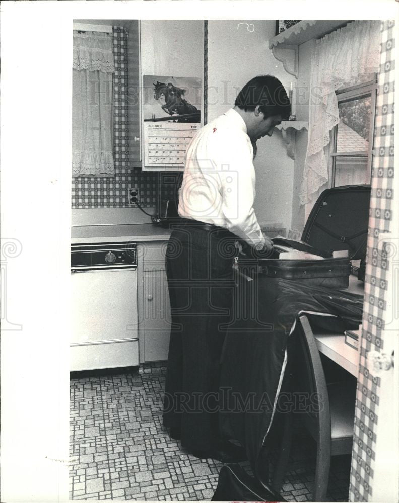 1982 Press Photo Jim Blanchard gubernatorial campaign - Historic Images