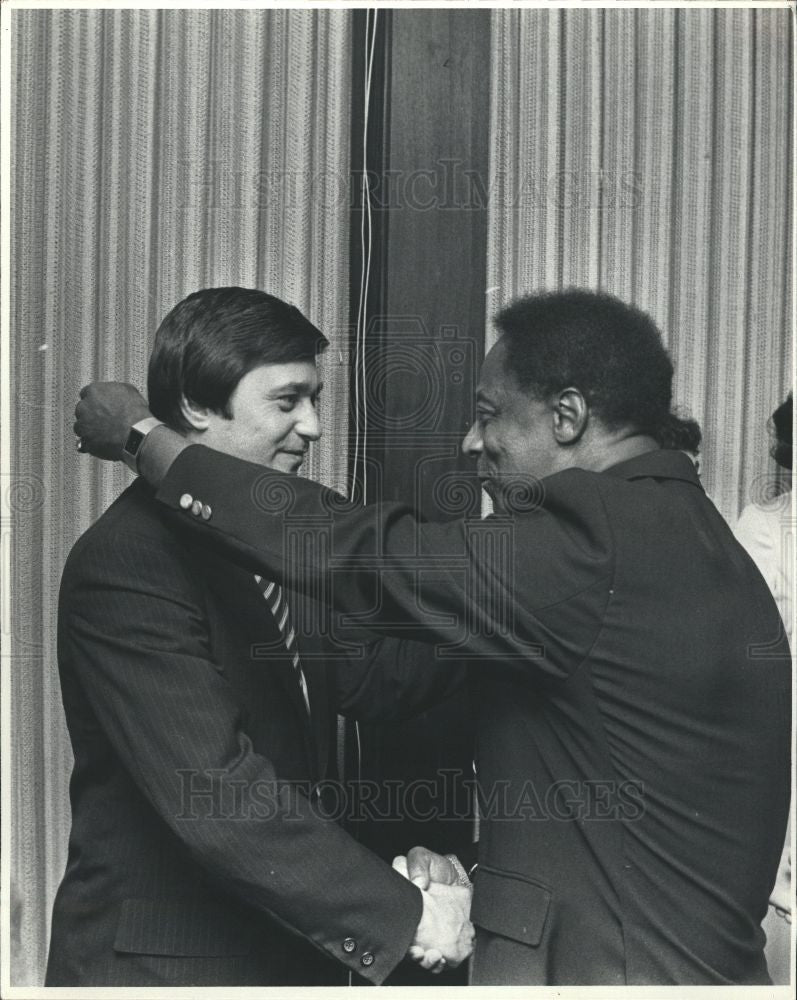 Press Photo Jim Blanchard Jackie Vaughn III - Historic Images