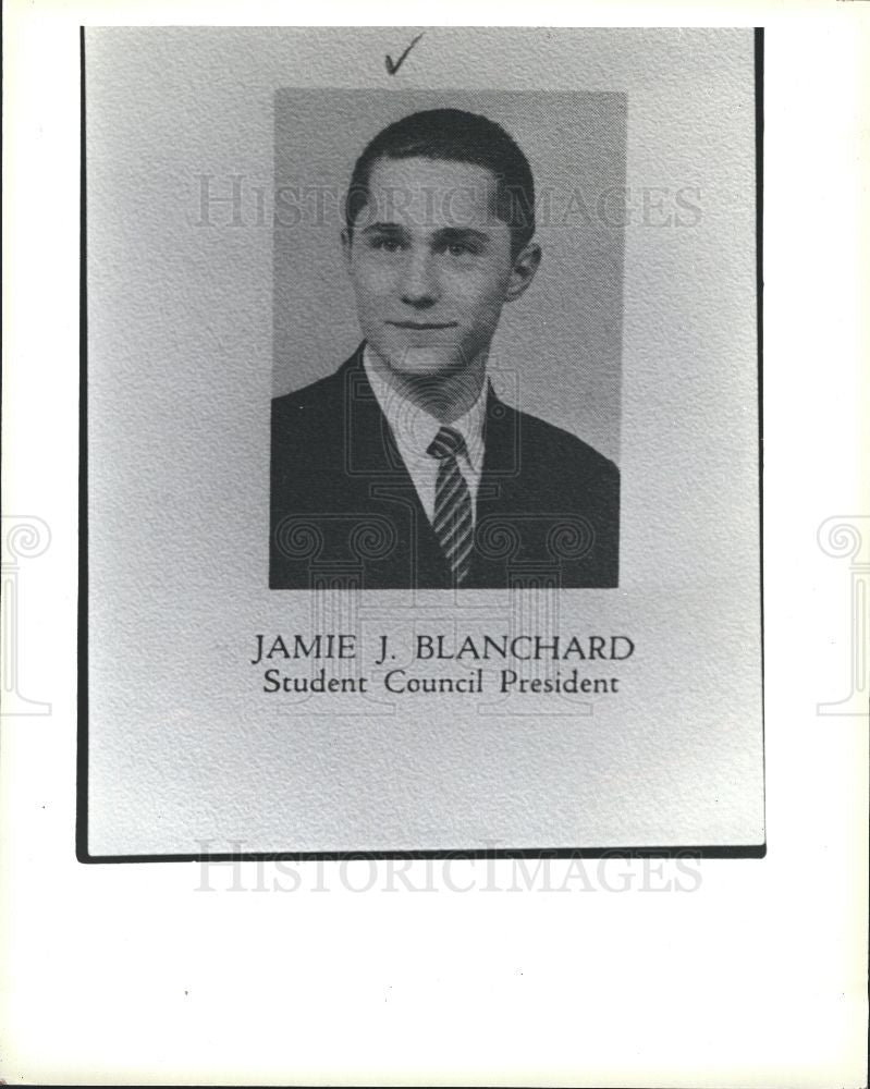 1985 Press Photo James J. Blanchard US Ambassador - Historic Images