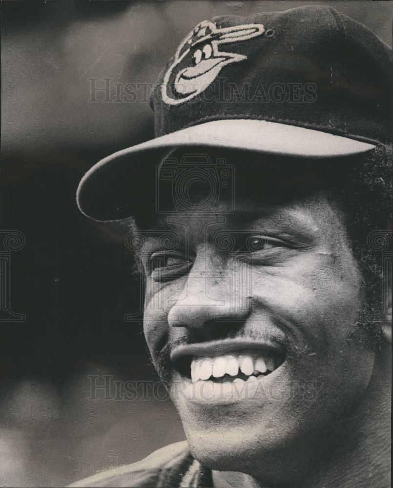 1973 Press Photo Paul Blair Baseball - Historic Images