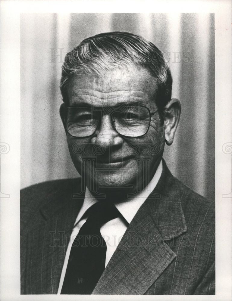 1995 Press Photo Frank Blair NBC anchorman - Historic Images