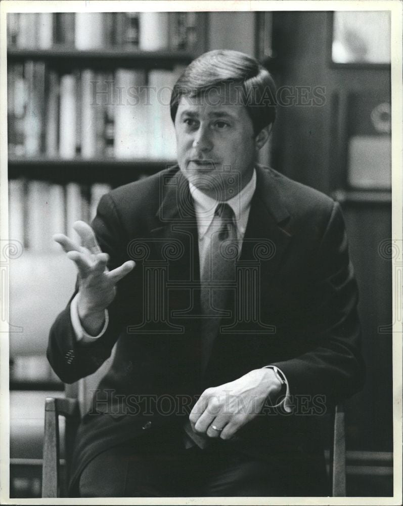 1986 Press Photo James Blanchard - Historic Images