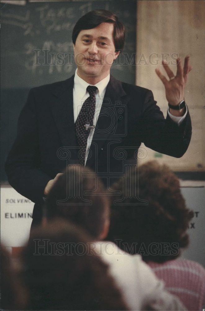 1985 Press Photo James Blanchard, politician - Historic Images