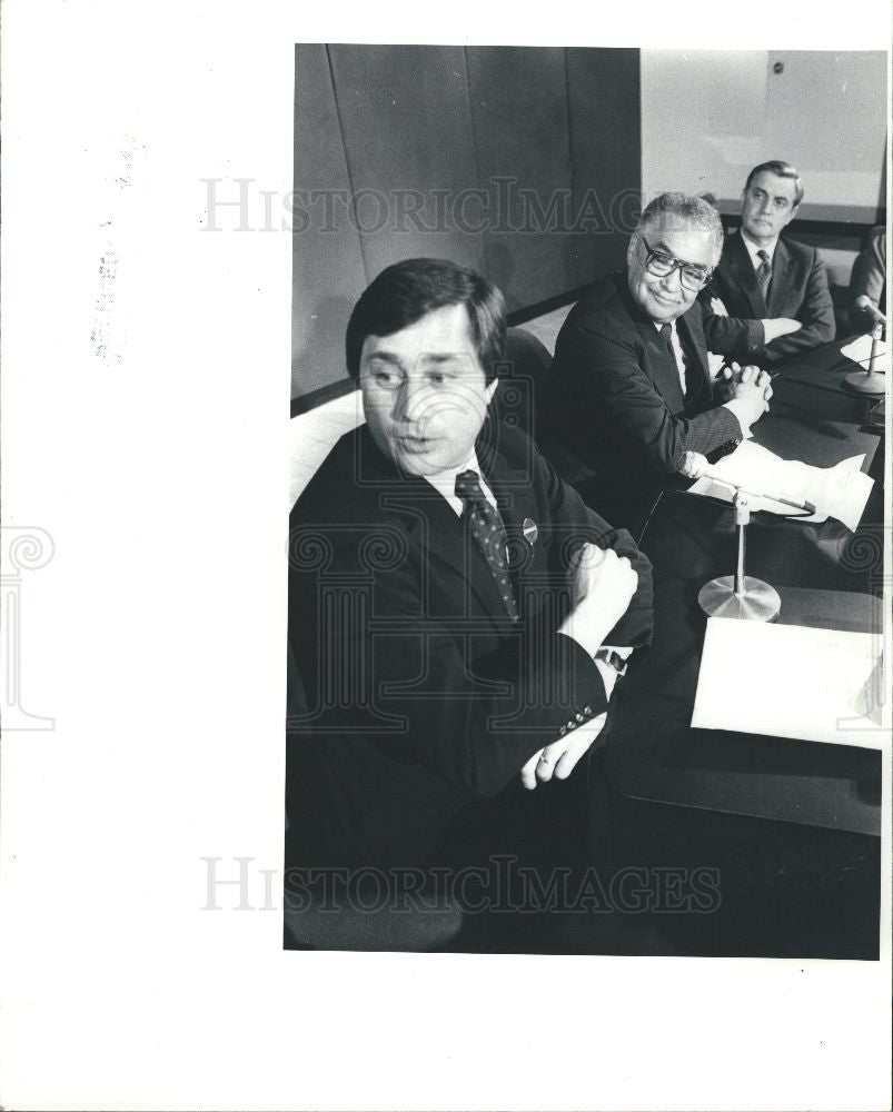 1988 Press Photo James Blanchard Michigan Governor - Historic Images