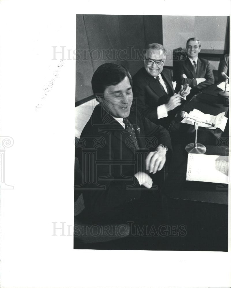 1985 Press Photo James Jim Blanchard Michigan Governor - Historic Images