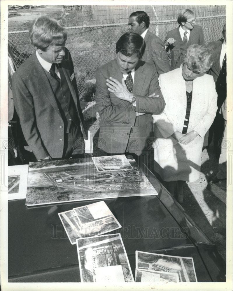 1984 Press Photo Gov. Blanchard Pat Johnson Mary Ellen - Historic Images