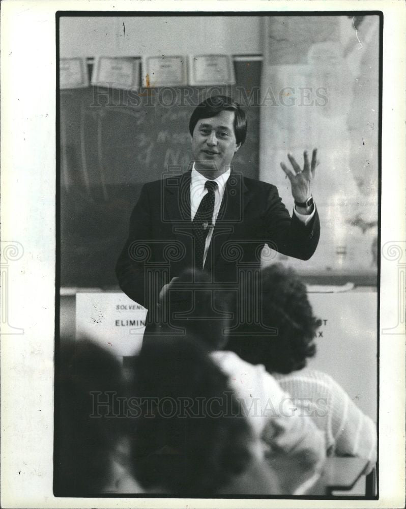 1985 Press Photo James Blanchard politician - Historic Images