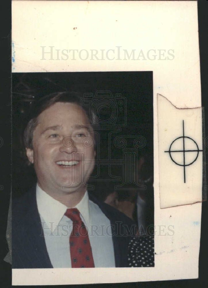 1989 Press Photo Governor Jim Blanchard US politician - Historic Images