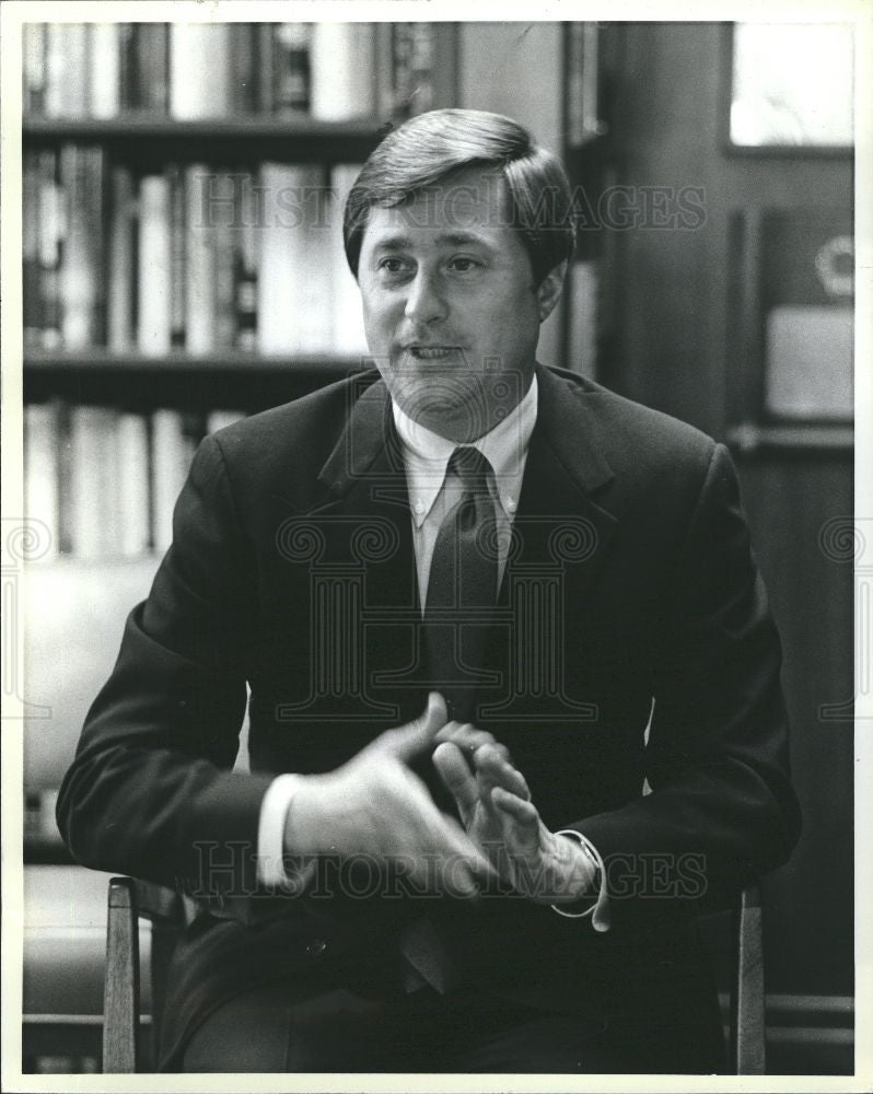 1987 Press Photo James Blanchard politician - Historic Images