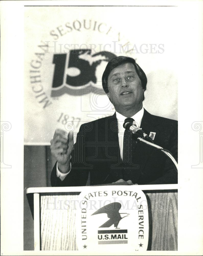 1988 Press Photo Jim Blanchard politician - Historic Images