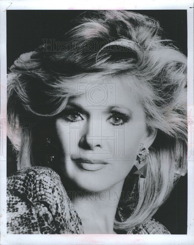 1987 Press Photo Connie Stevens American actress singer - Historic Images