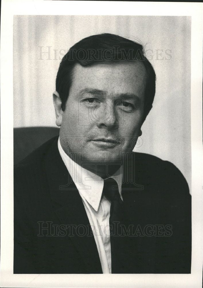 1982 Press Photo Paul Stern Burroughs Corporation - Historic Images