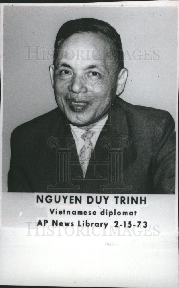 1973 Press Photo NGUYEN DUY TRINH - Historic Images