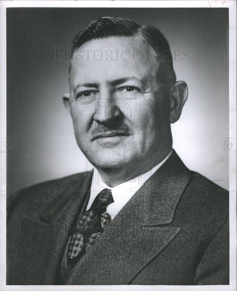 1956 Press Photo G.W. Trichel President - Historic Images