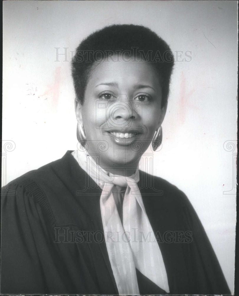 1987 Press Photo Judge Cynthia Stephens - Historic Images