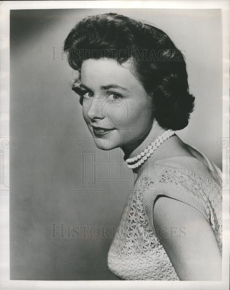 1958 Press Photo Ann Stephens TV  movie actress - Historic Images