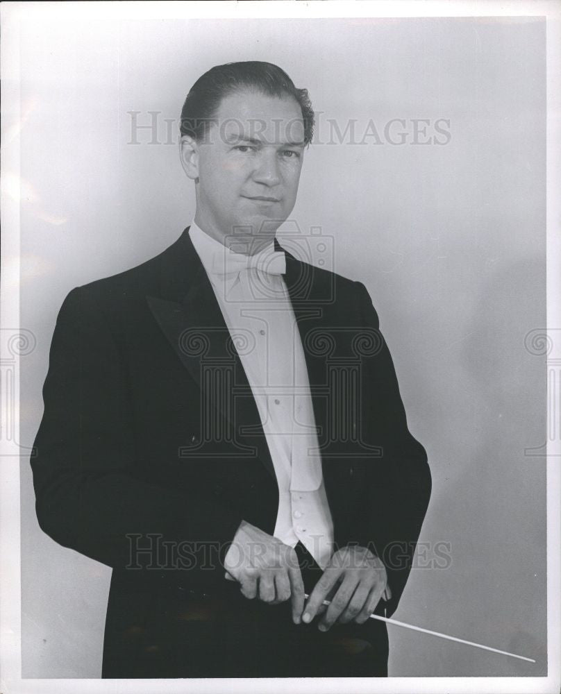 1963 Press Photo Conductor Harry Stephan - Historic Images