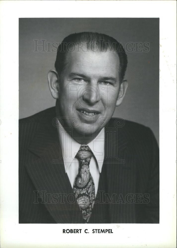 1985 Press Photo Robert C. Stempel Chairman - Historic Images